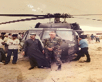 مع جون السماثا حرب الخليج1990م الظهران